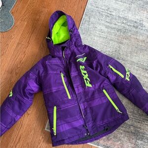 FXR Purple & Lime Snow Jacket